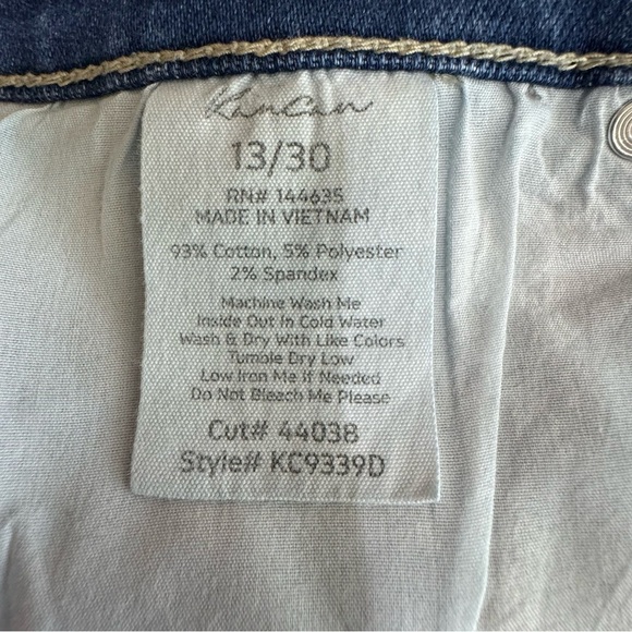 KanCan Sparrow High Rise Cigarette Leg Button Fly Distressed Jeans KC9339D - Picture 8 of 8